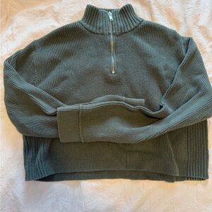 Kendall & Kylie Quarter-Zip Sweater